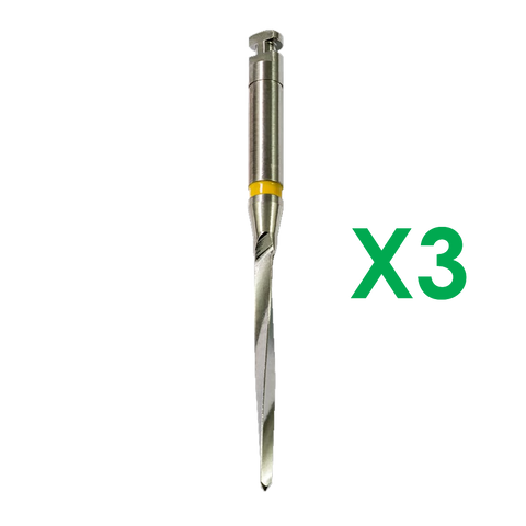 DR-0135 3 Drills for Ø1.35mm Fiber Post