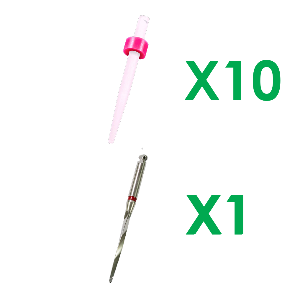 SD-8147 10 Super Fiber Posts Ø1.47mm & 1 Matching Drill